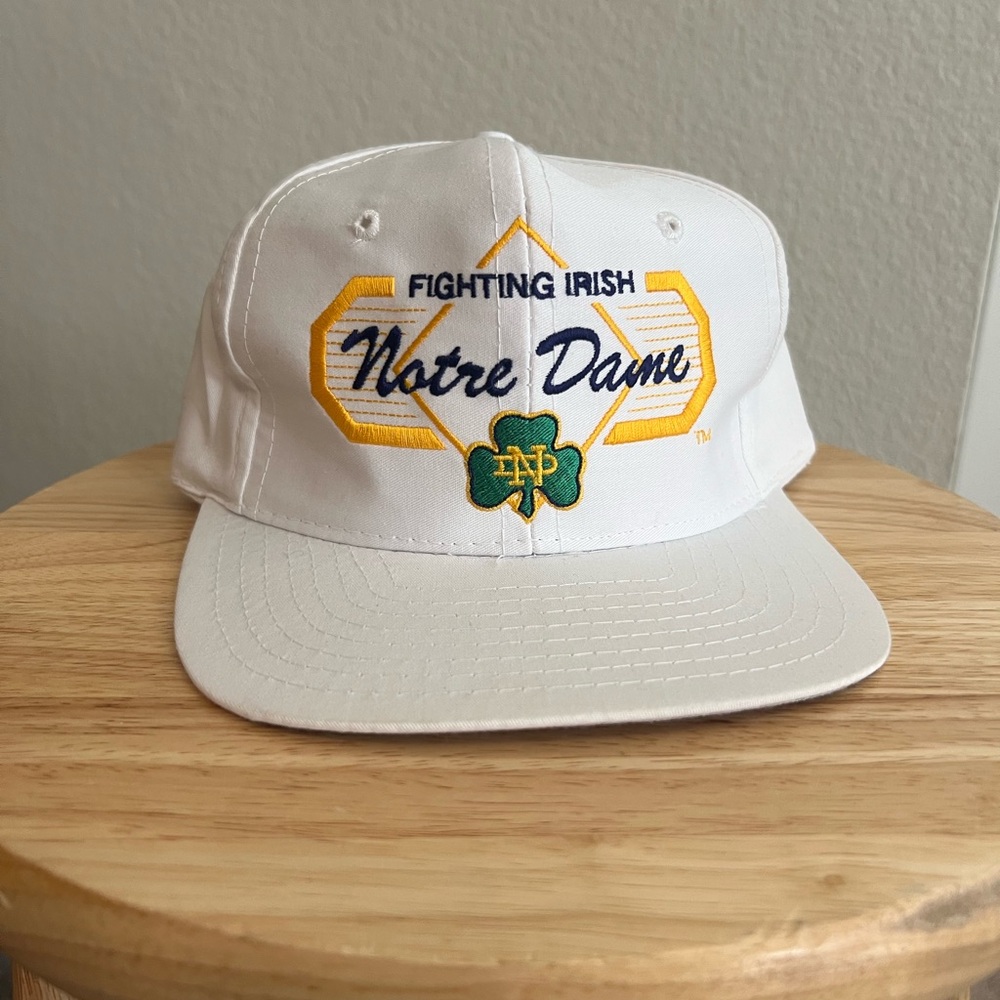 Vintage Notre Dame Fighting Irish Hat - Officially Licensed